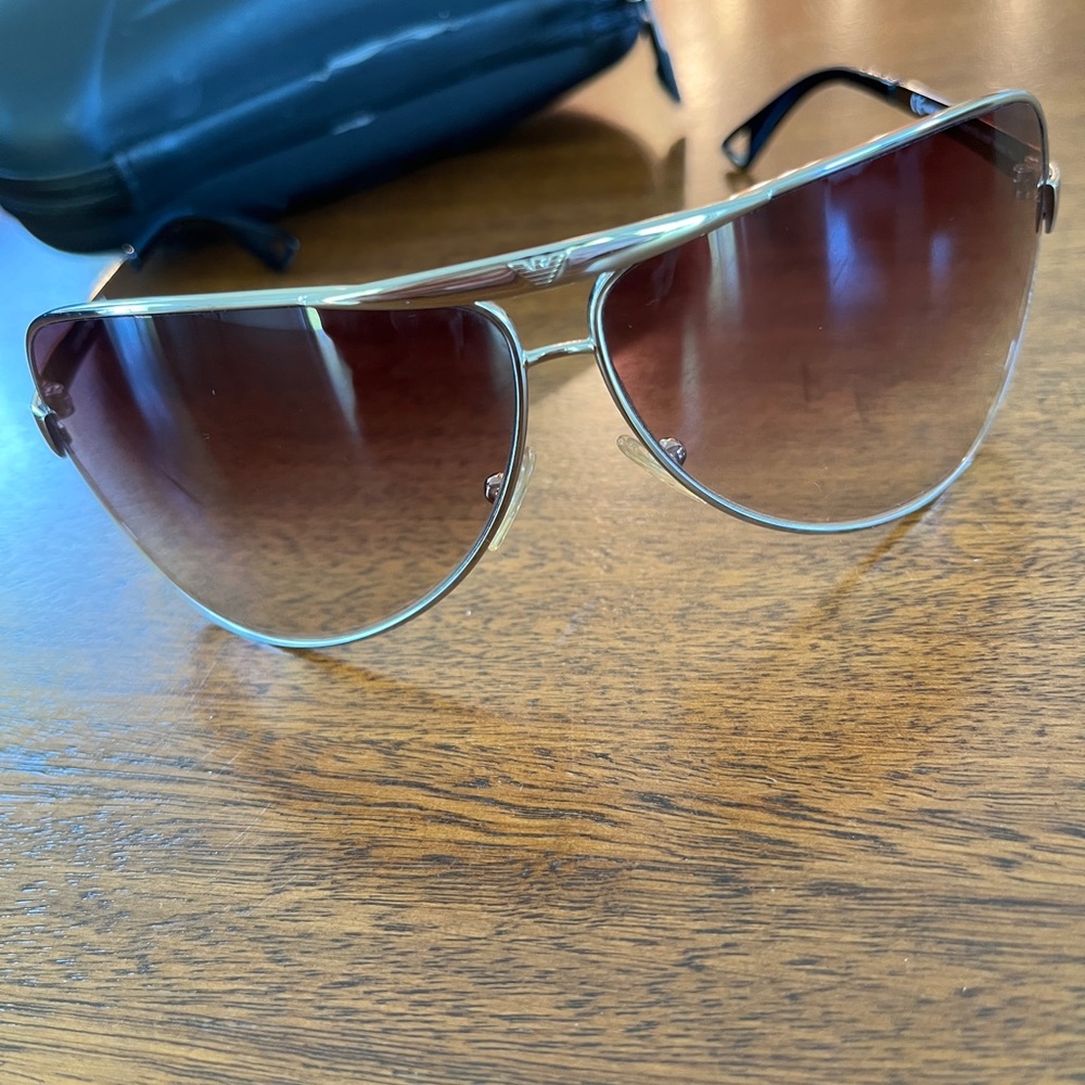 Armani aviator style sunglasses